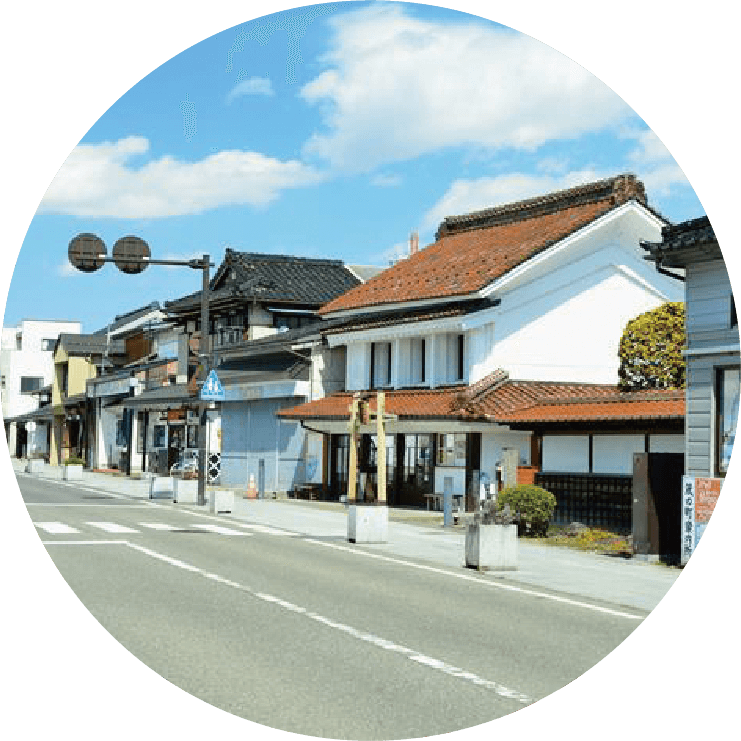 喜多方街並み写真