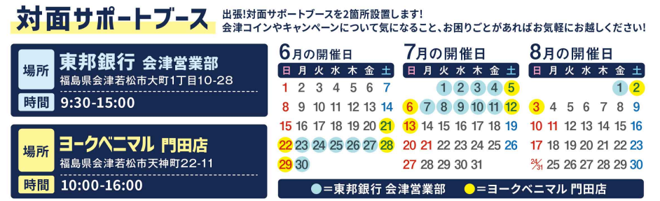 対面サポートブース